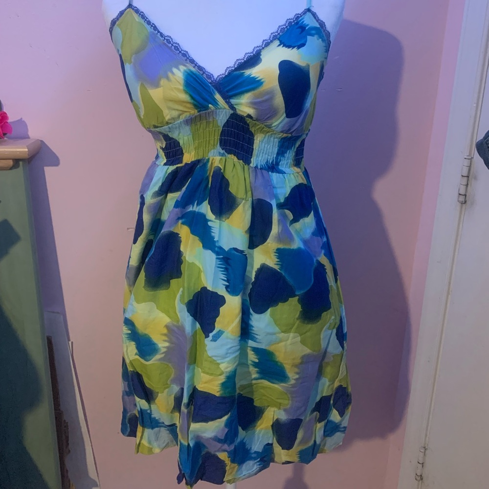 SHE’S COOL Multicolored Midi Summer Dress